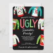 Ugly Sweater Christmas Party 招待状 (正面)