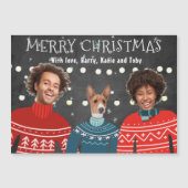 Ugly Sweater Family Christmas Card ,Funny Christma (正面)