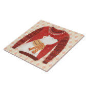 Ugly Sweater Fun Graphic Art Holiday Tile タイル (側面)