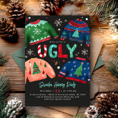 Ugly Sweater Holiday Party Invitation 招待状