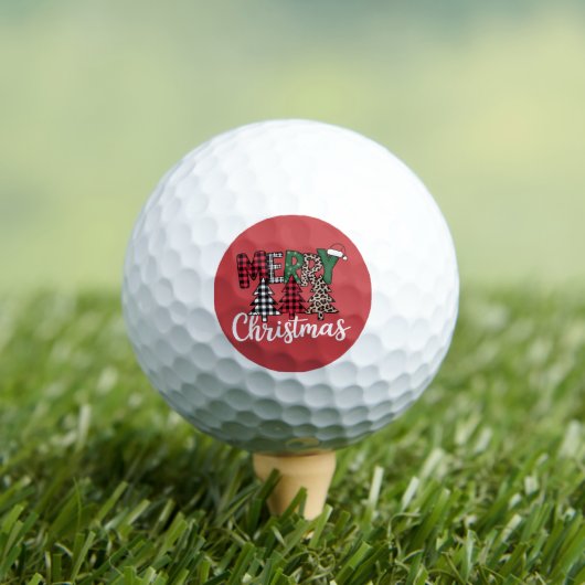 Ugly Xmas Merry and Bright Christmas Tree Santa  ゴルフボール (インサイチュ 木)