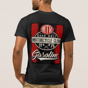 UGLYE®ヴィンテージロードレースオートバイクラブ1976 Tシャツ