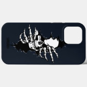 UGLYE®死の骨格がケースメイトに割れる Case-Mate iPhoneケース (裏面 (横))