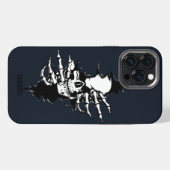 UGLYE® 死の骸骨がケースを突破 iPhoneケース (裏面横)