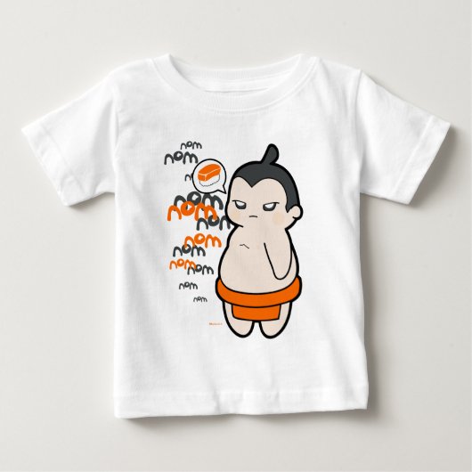 Ugo the Sumo ベビーTシャツ (正面)