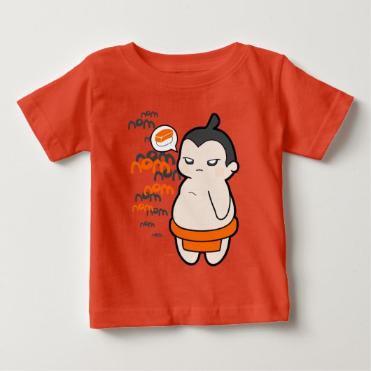 Ugo the Sumo ベビーTシャツ (正面)