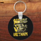 Uh1ホイヘリ第1騎兵師団ベトナムV キーホルダー (正面)