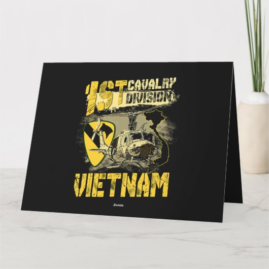 Uh1 Huey Helicopter 1st Cavalry Division Vietnam V カード (裏面)
