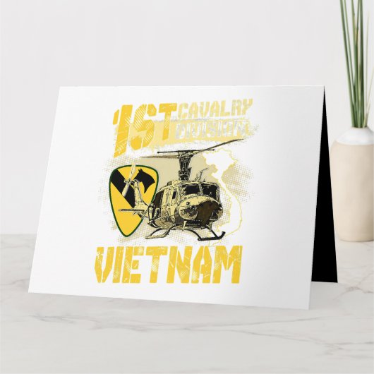 Uh1 Huey Helicopter 1st Cavalry Division Vietnam V カード (正面)