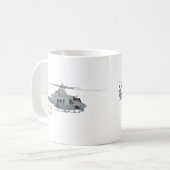 UH-1ヘリコプター コーヒーマグカップ (正面左)