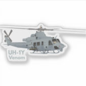UH-1ヘリコプター シール (正面)