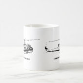 UH-1Hのイロクォイ人のヘリコプター コーヒーマグカップ (中央)