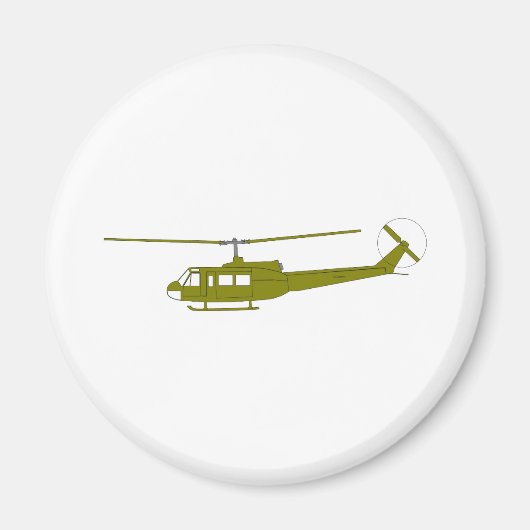 UH-1H 'Huey'ユーティリティヘリコプター マグネット (正面)