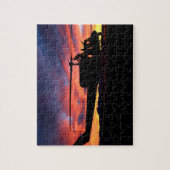 UH-1Nイロコイ(Huey)航空写真ヴィンテージ ジグソーパズル (縦)