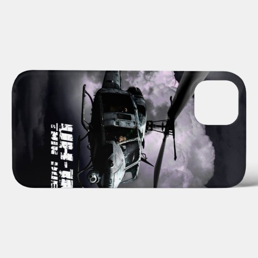 UH-1Nツインホイー Case-Mate iPhoneケース (裏面 (横))