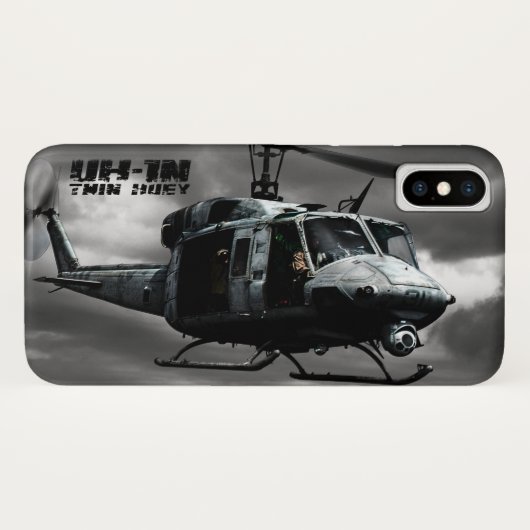 UH-1Nツインホイー Case-Mate iPhoneケース (裏面(横))