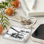 UH-1N対のHuey キーホルダー (正面右)