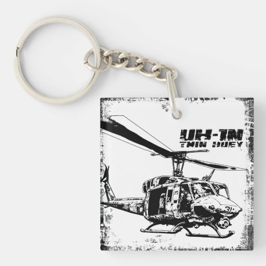 UH-1N対のHuey キーホルダー (正面)