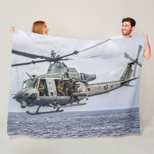 UH-1Y毒 フリースブランケット (インサイチュ)