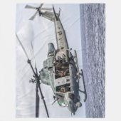 UH-1Y毒 フリースブランケット (正面)