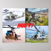 UH-1Y VENOM "HUEY" ポスター (正面)
