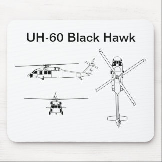 UH-60 ブラックホーク マウスパッド