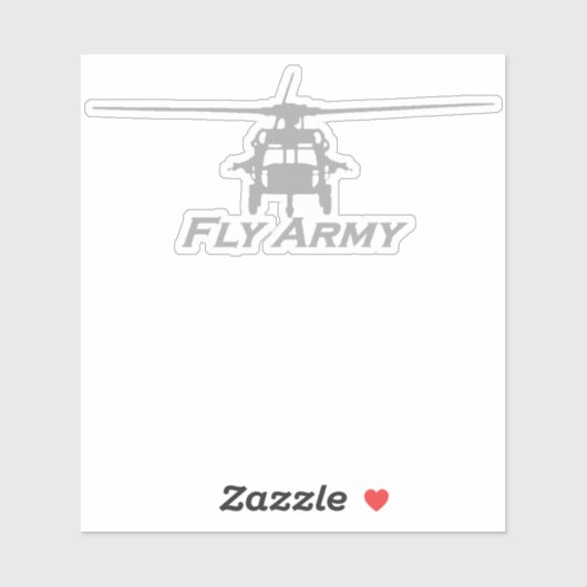 UH-60 Blackhawk前面 シール (シート)