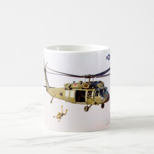 UH-60Mブラックホーク コーヒーマグカップ (中央)