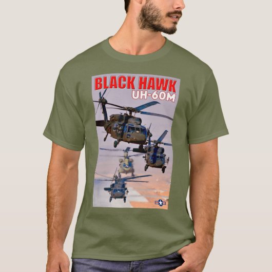 UH-60Mブラックホーク Tシャツ (正面)