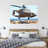 UH-60M BLACKHAWK 40x60 キャンバスプリント (インサイチュ (寝室))