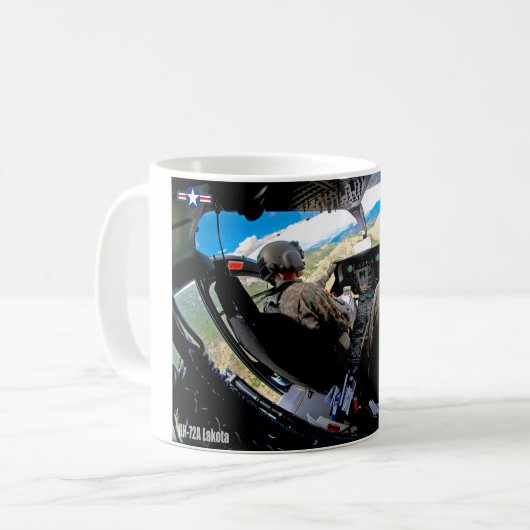 UH-72Aラコタコックピット コーヒーマグカップ (正面左)