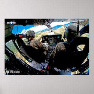 UH-72Aラコタコックピット ポスター
