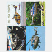 UH-72Aラコタ フリースブランケット (正面)