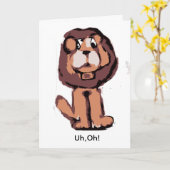 Uh,Oh カード (黄色い花)