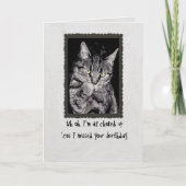 Uh Oh, Belated誕生日カード カード (正面)