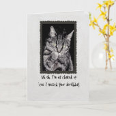 Uh Oh, Belated誕生日カード カード (黄色い花)