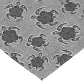 Uhane Honuのハイビスカスのろうけつ染めのハワイアンのカメ ショートテーブルランナー (コーナー)