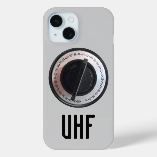 UHFテレバションダイヤル Case-Mate iPhoneケース (裏面)