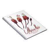 Uhiuhi Blossom Rare Native Hawaiian Elegant Floral ノートブック (右側)