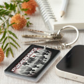 UHM二重味方されたKeychain (デザイン2) キーホルダー (正面右)