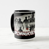 UHM 15のozのマグの信号器のマグ(デザイン2) マグカップ (正面左)