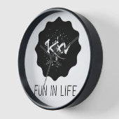 Uhr Fun in Life  壁時計 (傾斜)