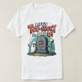 Ui Ui/UxデザイナーのおもしろいLife's Too Short Tシャツ