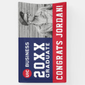 UIC Business Graduate – 写真 横断幕 (縦)