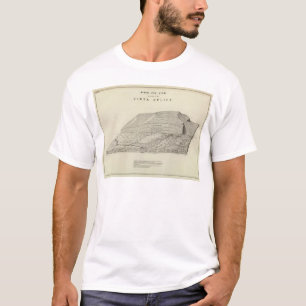 Uintaの隆起の部分の鳥瞰的な概観 Tシャツ