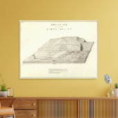 Uinta Upliftの一部の鳥瞰図 キャンバスプリント (インサイチュ (リビング))