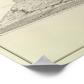 Uinta Upliftの一部の鳥瞰図 ポスター (角)