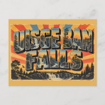 Uisge Ban Falls NSの滝 グラナイトの峡谷 アート
