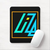 UIZEのマウスパッド(黒、縦) マウスパッド (マウス)