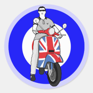 ujのスクーターのScooterboy ラウンドシール